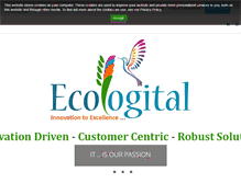 Tablet Screenshot of ecologital.com